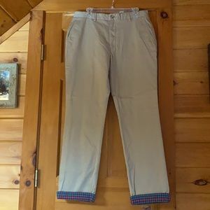 Vineyard Vines Men’s Breaker Pants Flannel Lined Size 34x34